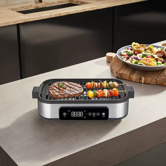 Electricity 220V NTC Control Grill Space-Saving Smokeless Grill for Small Kitchen Countertops CE/CB Application