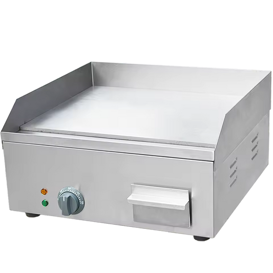 Table Top Commercial Restaurant BBQ Grill Stainless Steel Flat Plate Griddle Desktop Electric Grill