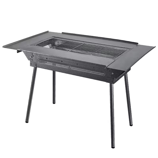 Outdoor Stainless Steel Folding Barbecue Grill New Thickened Charcoal for Camping Travel Bbq Grill