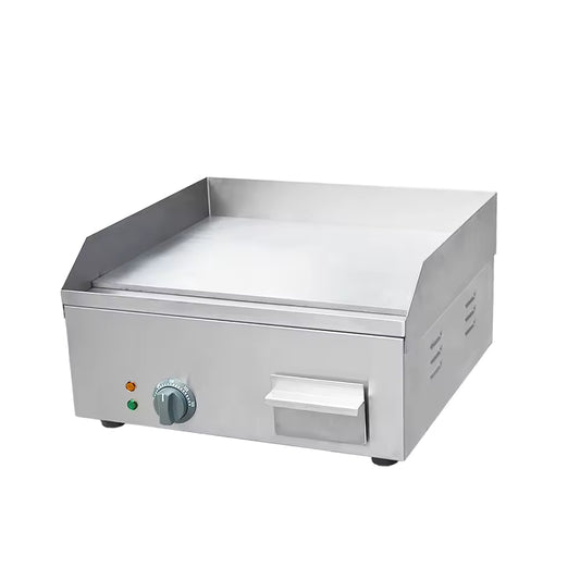 Table Top Commercial Restaurant BBQ Grill Stainless Steel Flat Plate Griddle Desktop Electric Grill