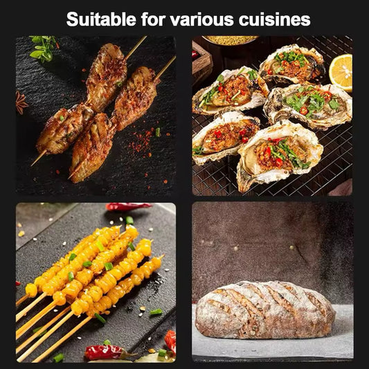 New Iron Wire Grill Racks Reusable Nonstick Grill Net Square Cooking Net Tool