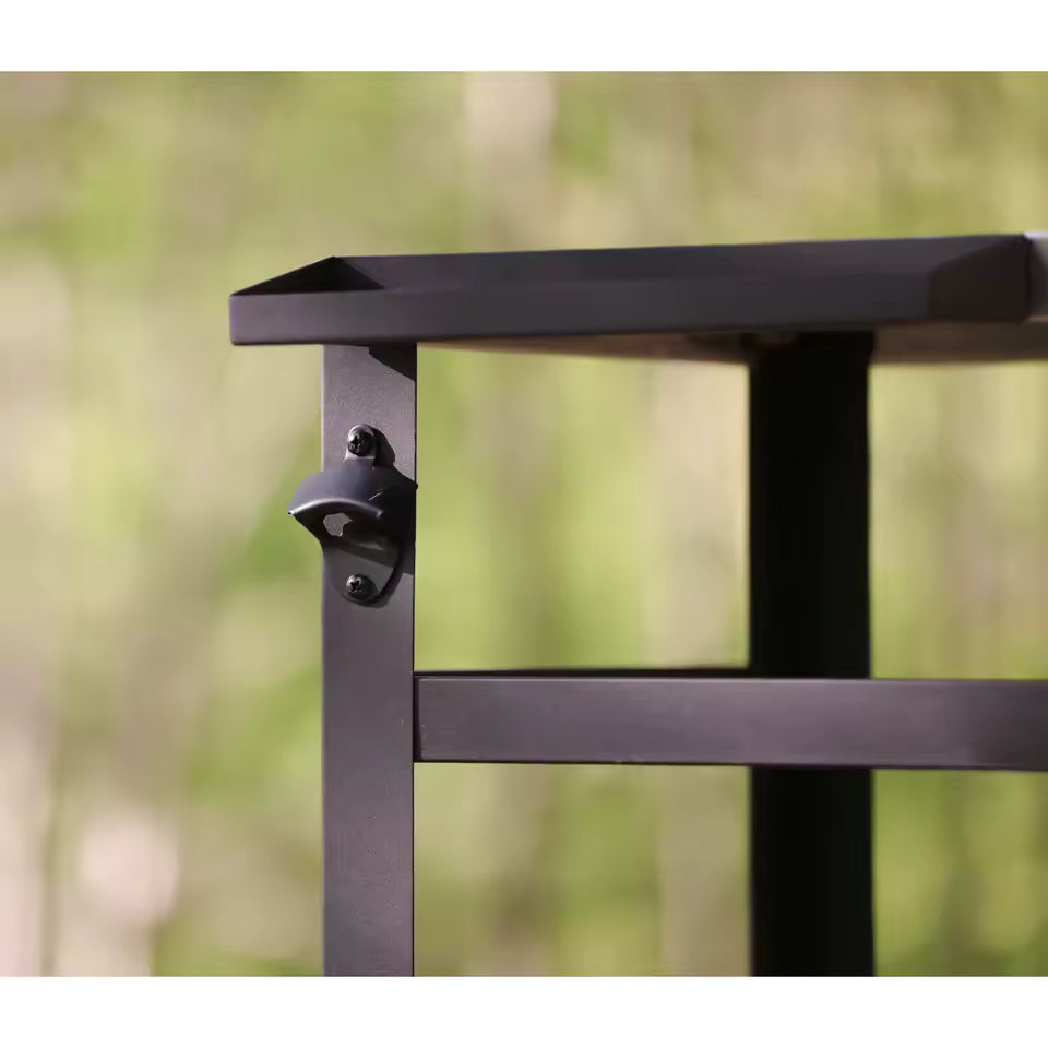 Portable Outdoor Prep Cart Bbq Grill Camping Table Moveable Outdoor Kitchen Bbq Island