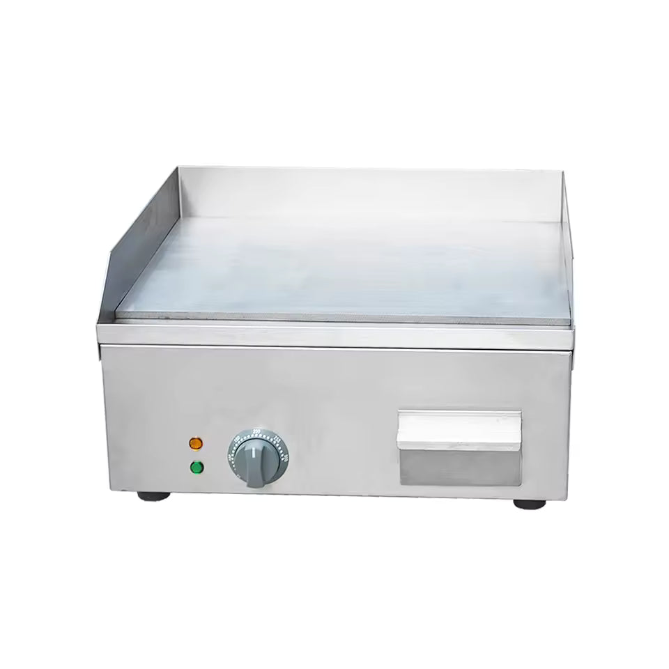 Table Top Commercial Restaurant BBQ Grill Stainless Steel Flat Plate Griddle Desktop Electric Grill