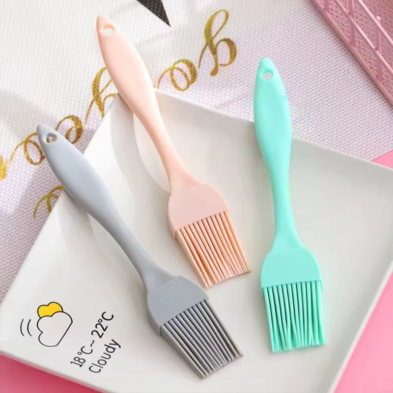 Silicone Material Cooking Brushes BBQ Basting Pastry Oil Brush Easy to Clean
