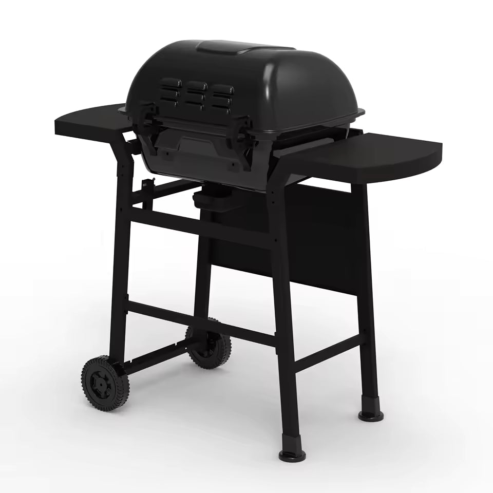 Large Porcelain Gas Charcoal Grill Smokeless Barbecue BBq Grills Gas Outdoor