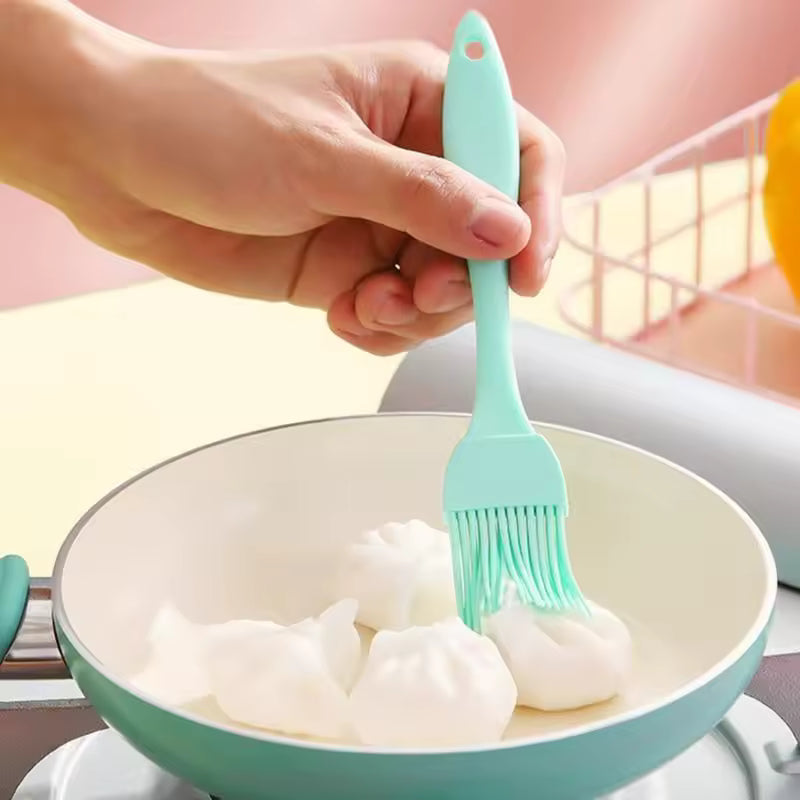 Silicone Material Cooking Brushes BBQ Basting Pastry Oil Brush Easy to Clean