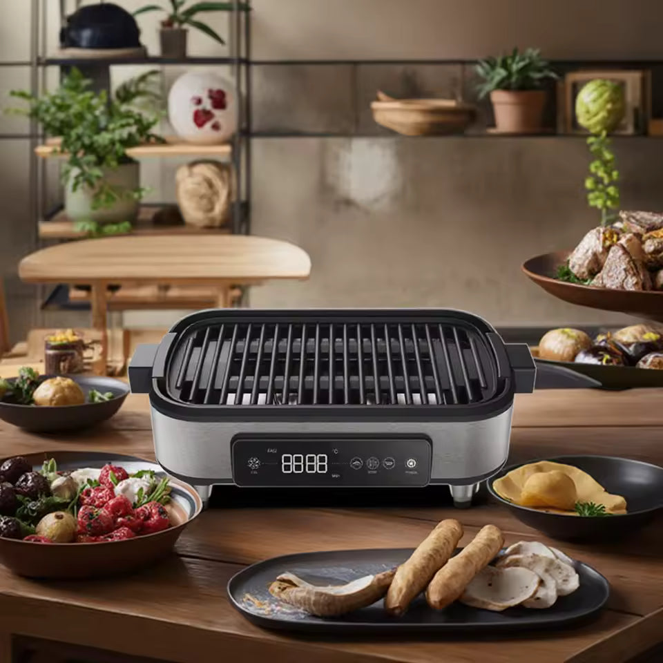 Electricity 220V NTC Control Grill Space-Saving Smokeless Grill for Small Kitchen Countertops CE/CB Application