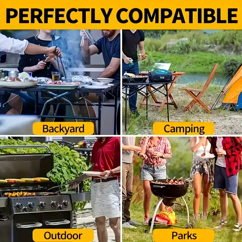 Stainless Steel Barbecue Grills, Camping Practical Kitchen Tools Metal Cooking Utensils, Outdoor Cooking Outdoor BBQ Accessories