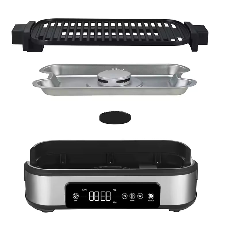 Electricity 220V NTC Control Grill Space-Saving Smokeless Grill for Small Kitchen Countertops CE/CB Application