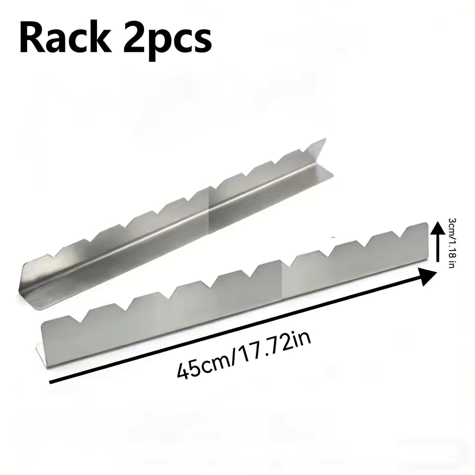 Stainless Steel Barbecue Grills, Camping Practical Kitchen Tools Metal Cooking Utensils, Outdoor Cooking Outdoor BBQ Accessories